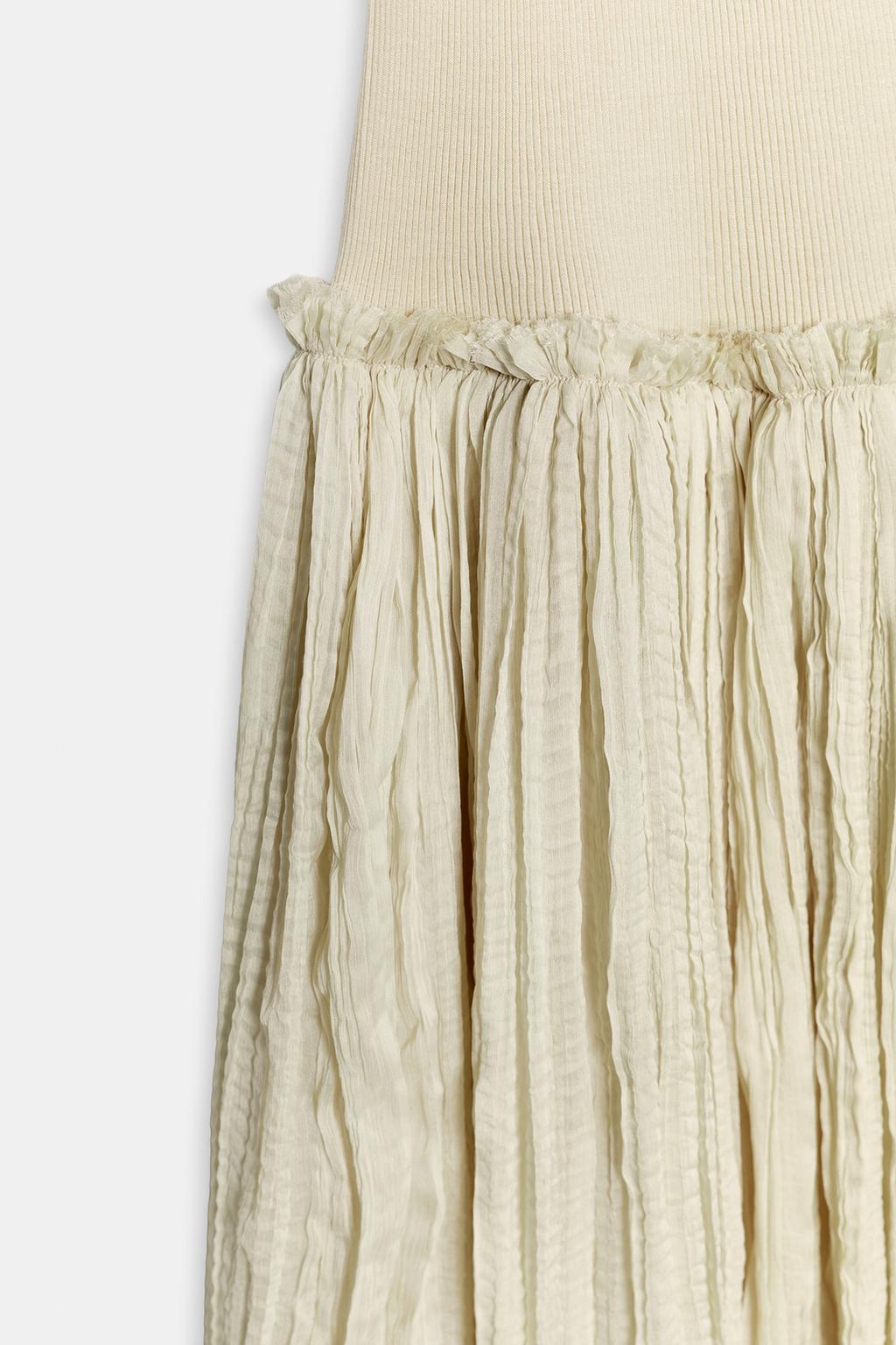 КОМБИНИРОВАННОЕ ПЛАТЬЕ МИДИ