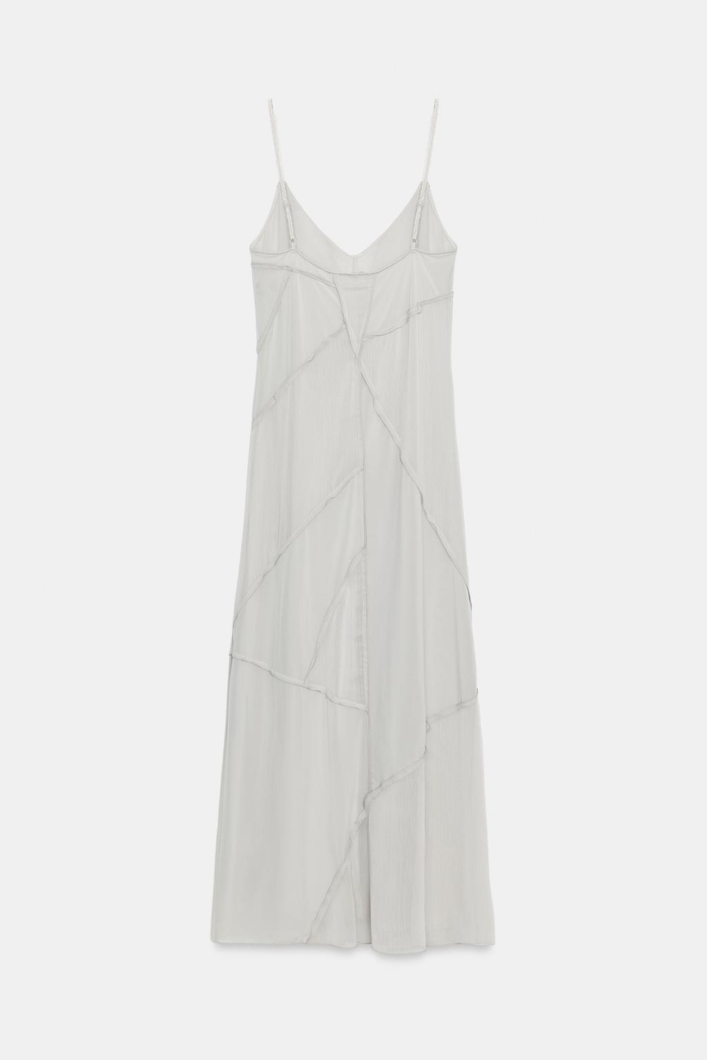 КОМБИНИРОВАННОЕ ПЛАТЬЕ МИДИ