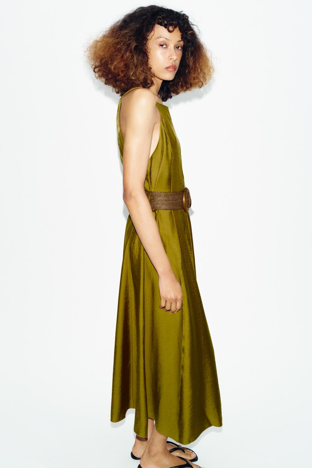 ПЛАТЬЕ МИДИ С ПОЯСОМ