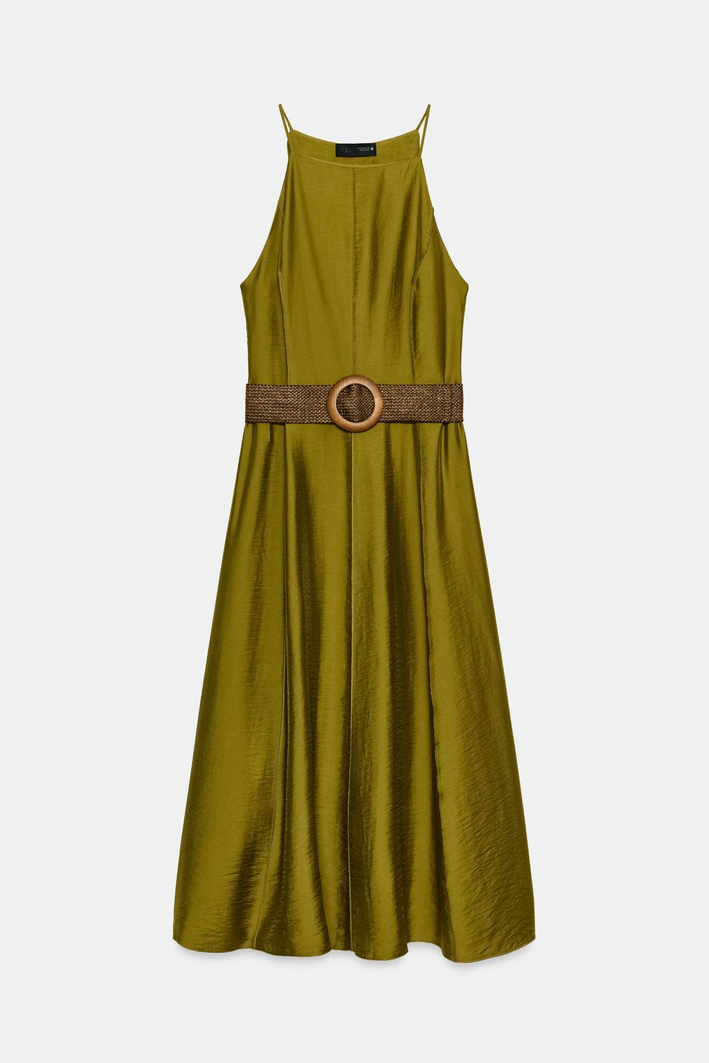 ПЛАТЬЕ МИДИ С ПОЯСОМ