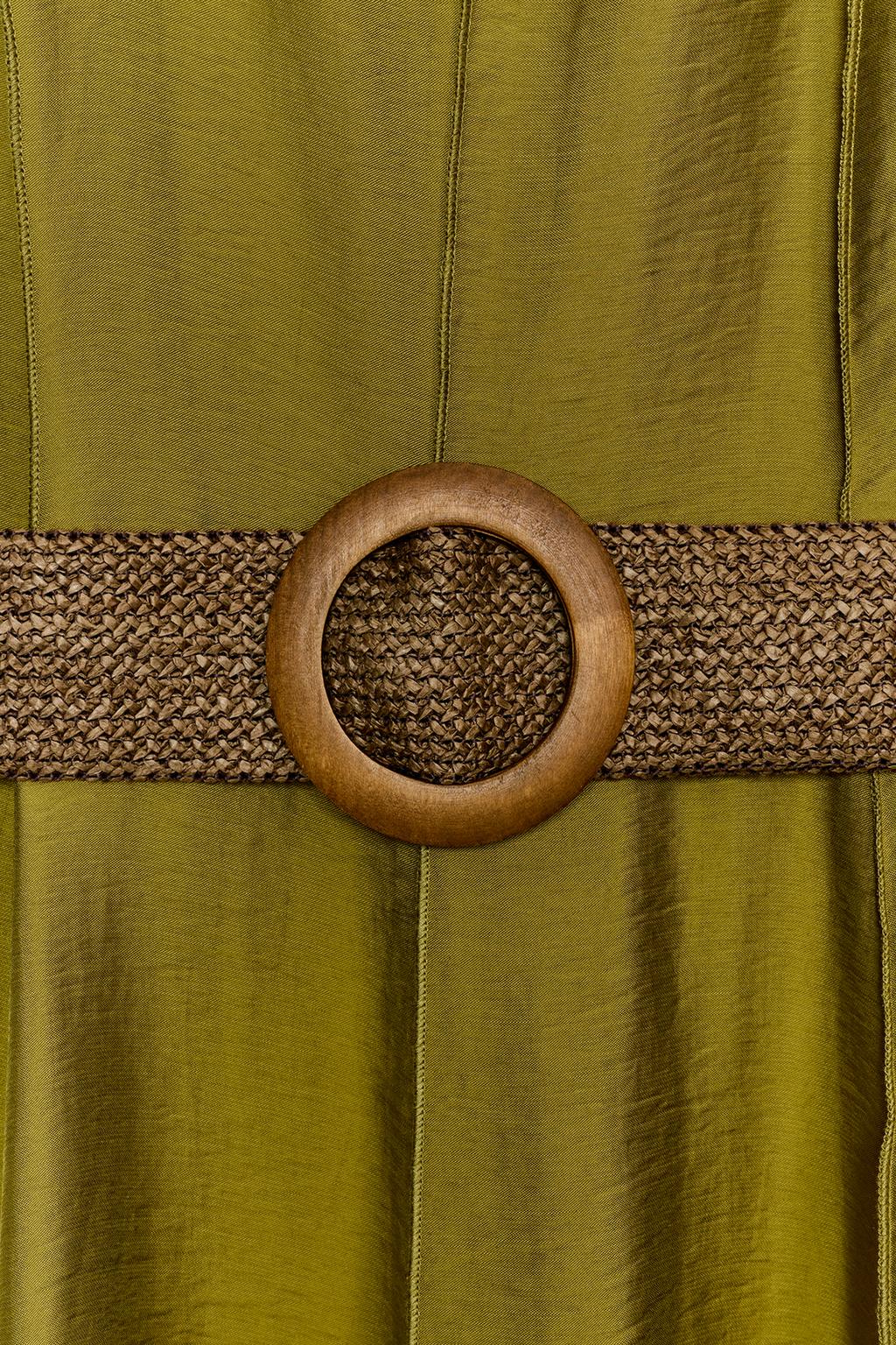 ПЛАТЬЕ МИДИ С ПОЯСОМ