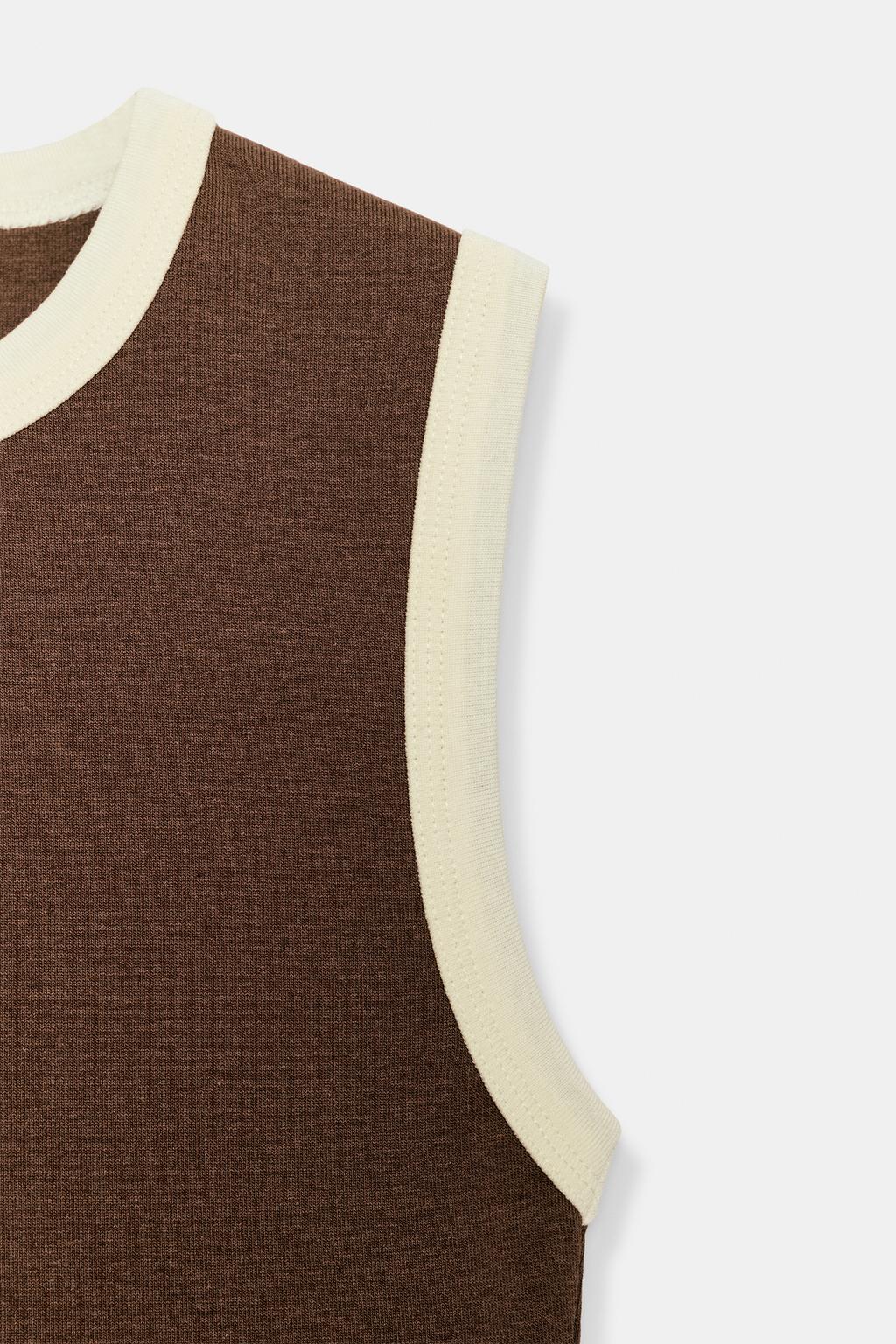 ФУТБОЛКА С КОНТРАСТНОЙ ОТДЕЛКОЙ