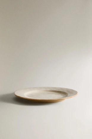 Керамический обеденный тарелка с неровным краем- Заказать в России