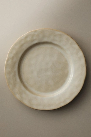 Керамический обеденный тарелка с неровным краем- Заказать в России