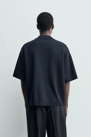 Укороченное поло на молнии- Заказать в России