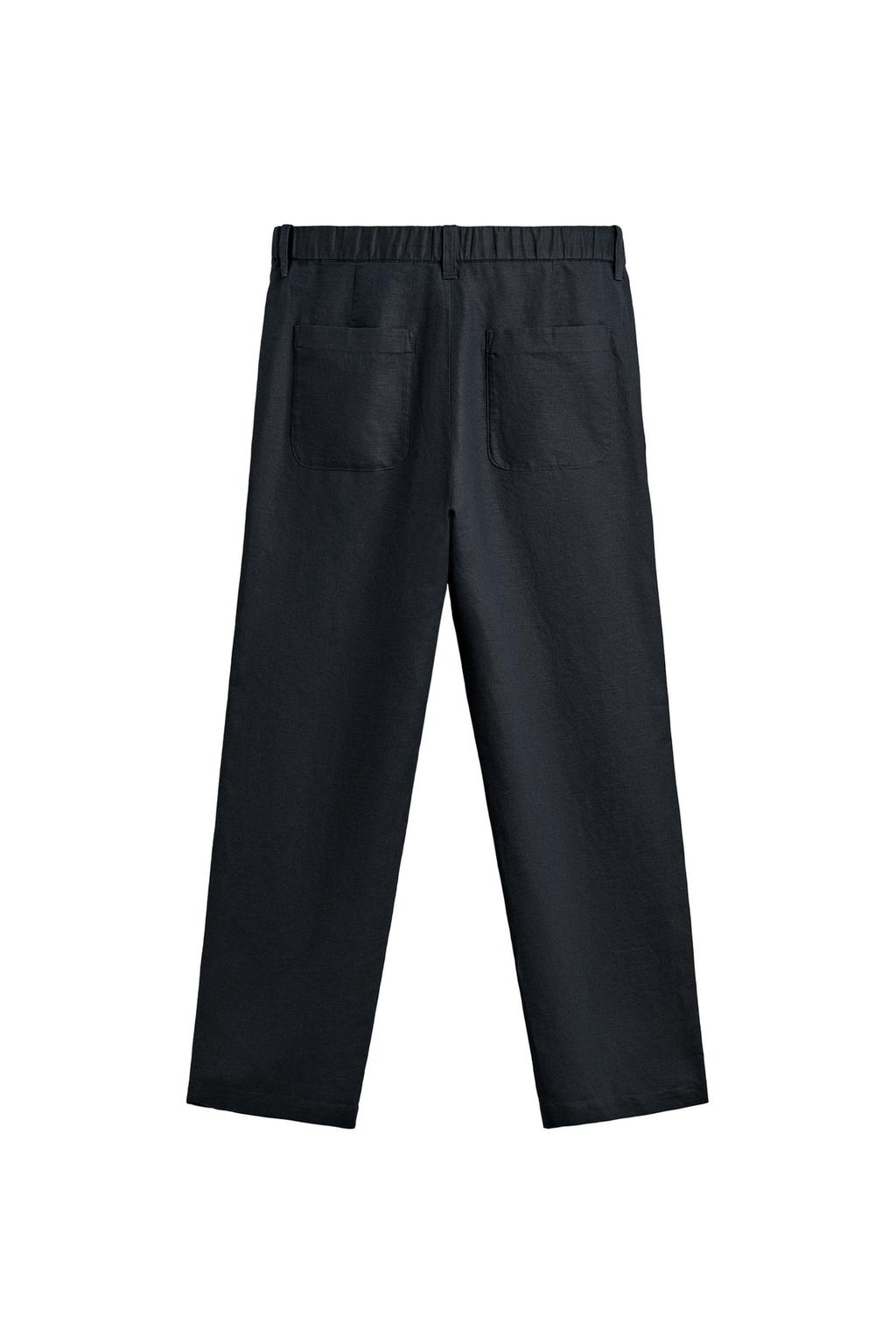 БРЮКИ STRAIGHT FIT ИЗ КОНОПЛИ И ХЛОПКА