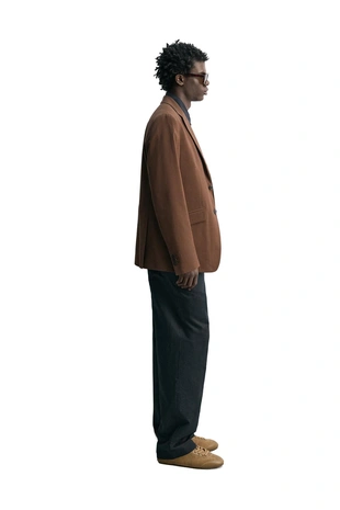 Брюки Straight Fit из конопли и хлопка