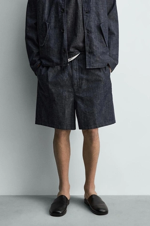 Легкие джинсовые шорты- Заказать в России