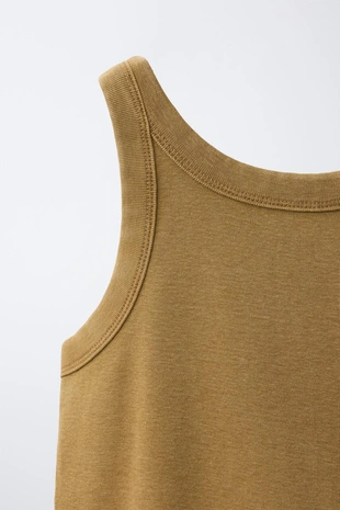 Топ в рубчик с эффектом потертости- Заказать в России