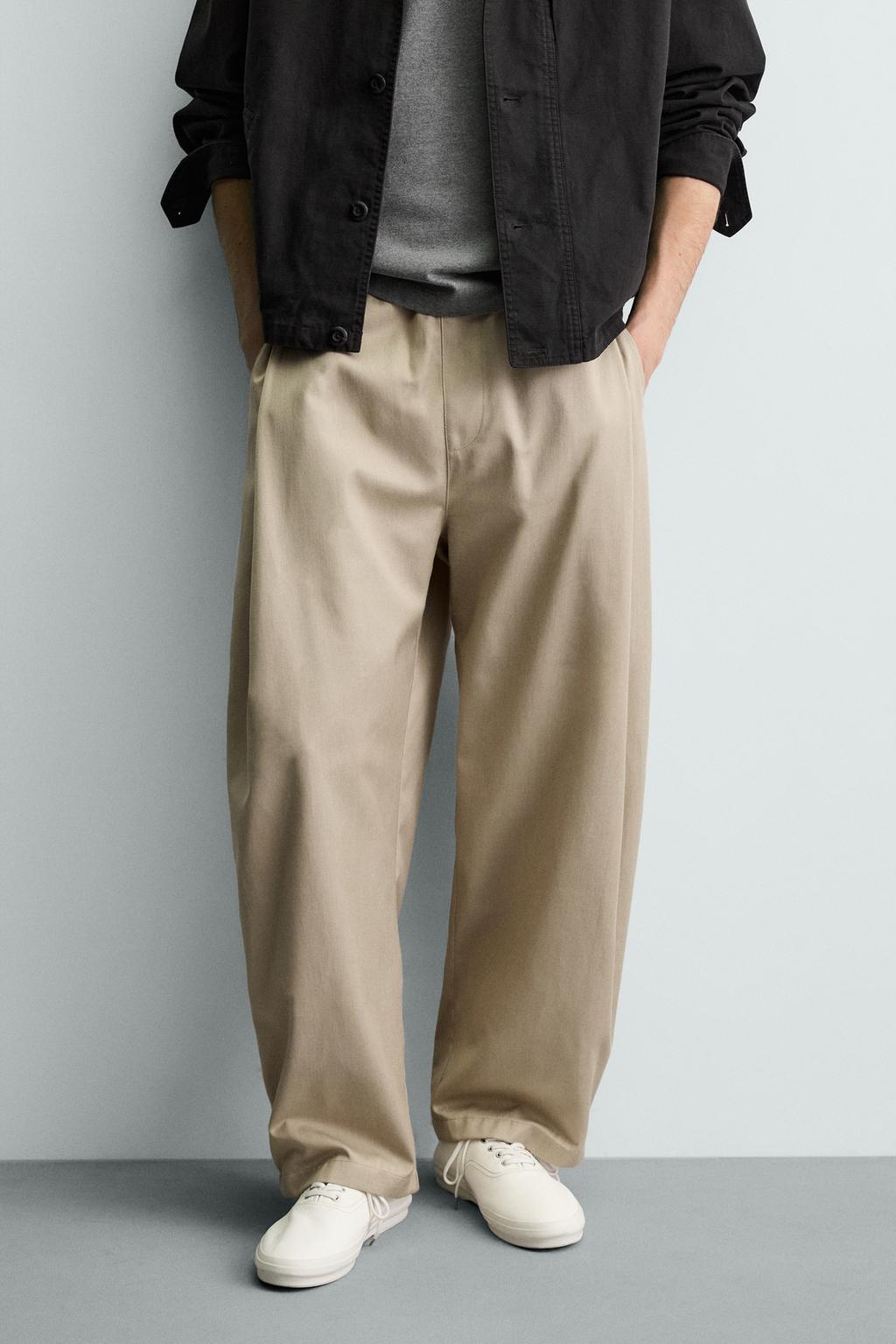 БРЮКИ BALLOON FIT С ЗАЩИПАМИ