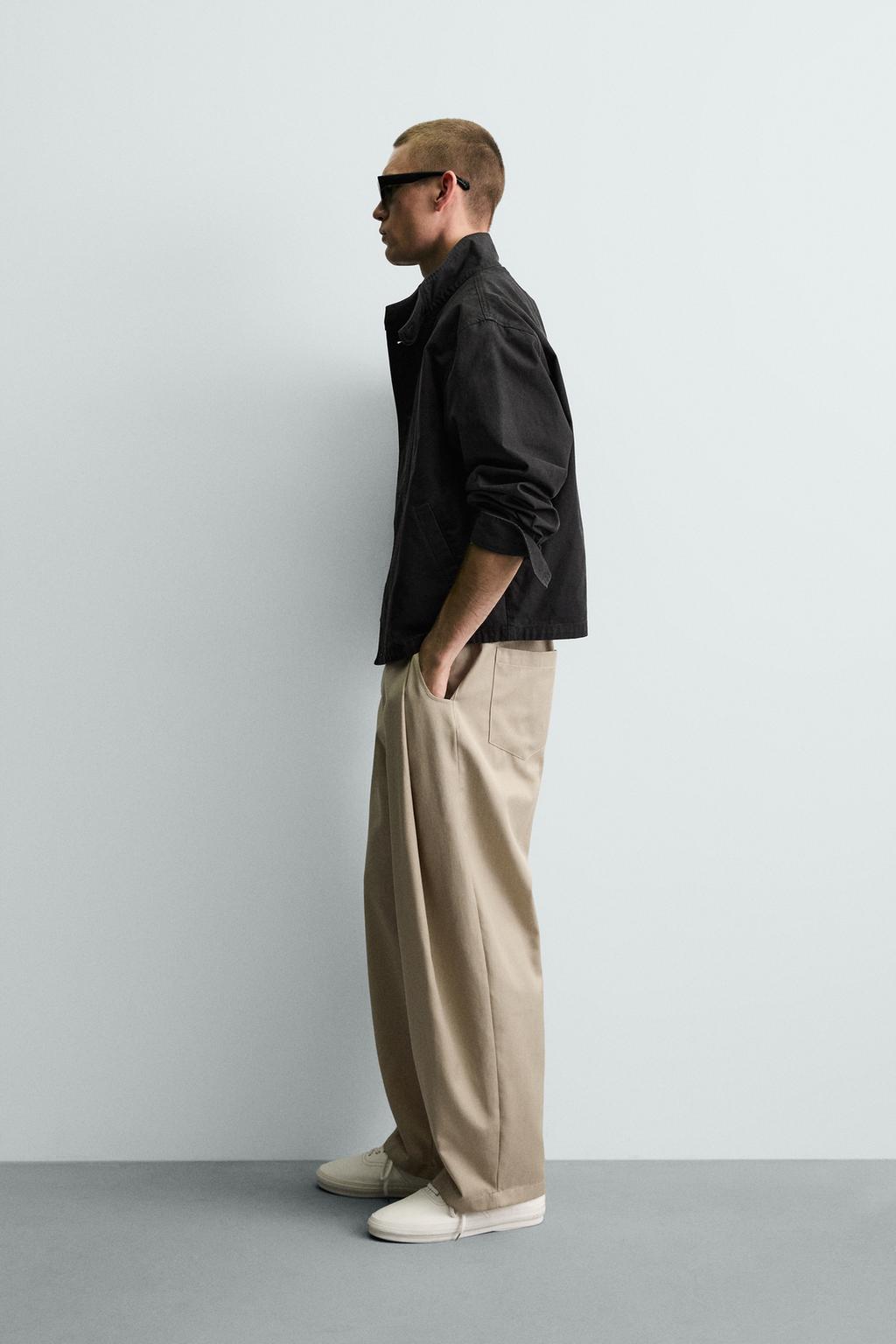 БРЮКИ BALLOON FIT С ЗАЩИПАМИ