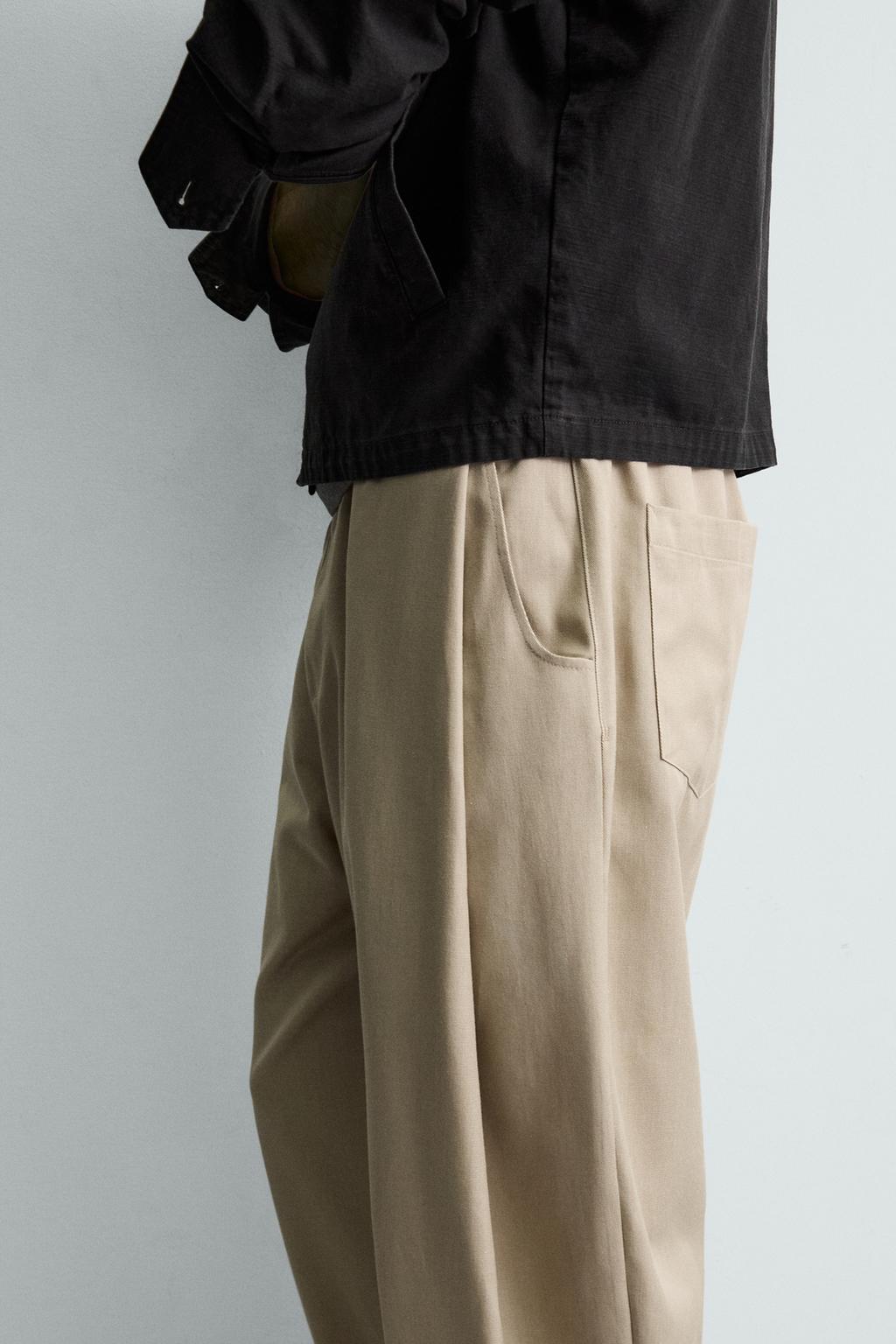 БРЮКИ BALLOON FIT С ЗАЩИПАМИ