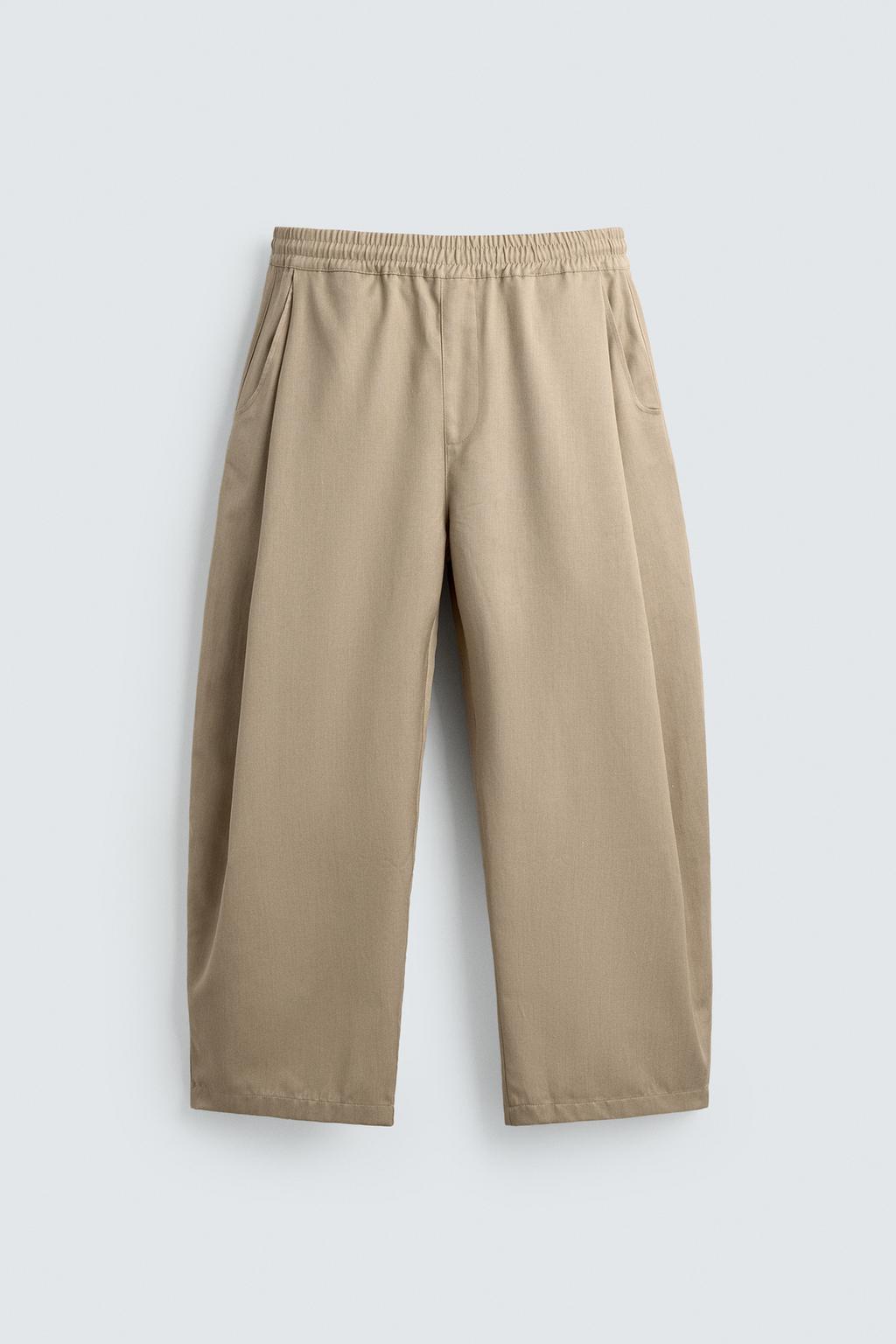 БРЮКИ BALLOON FIT С ЗАЩИПАМИ