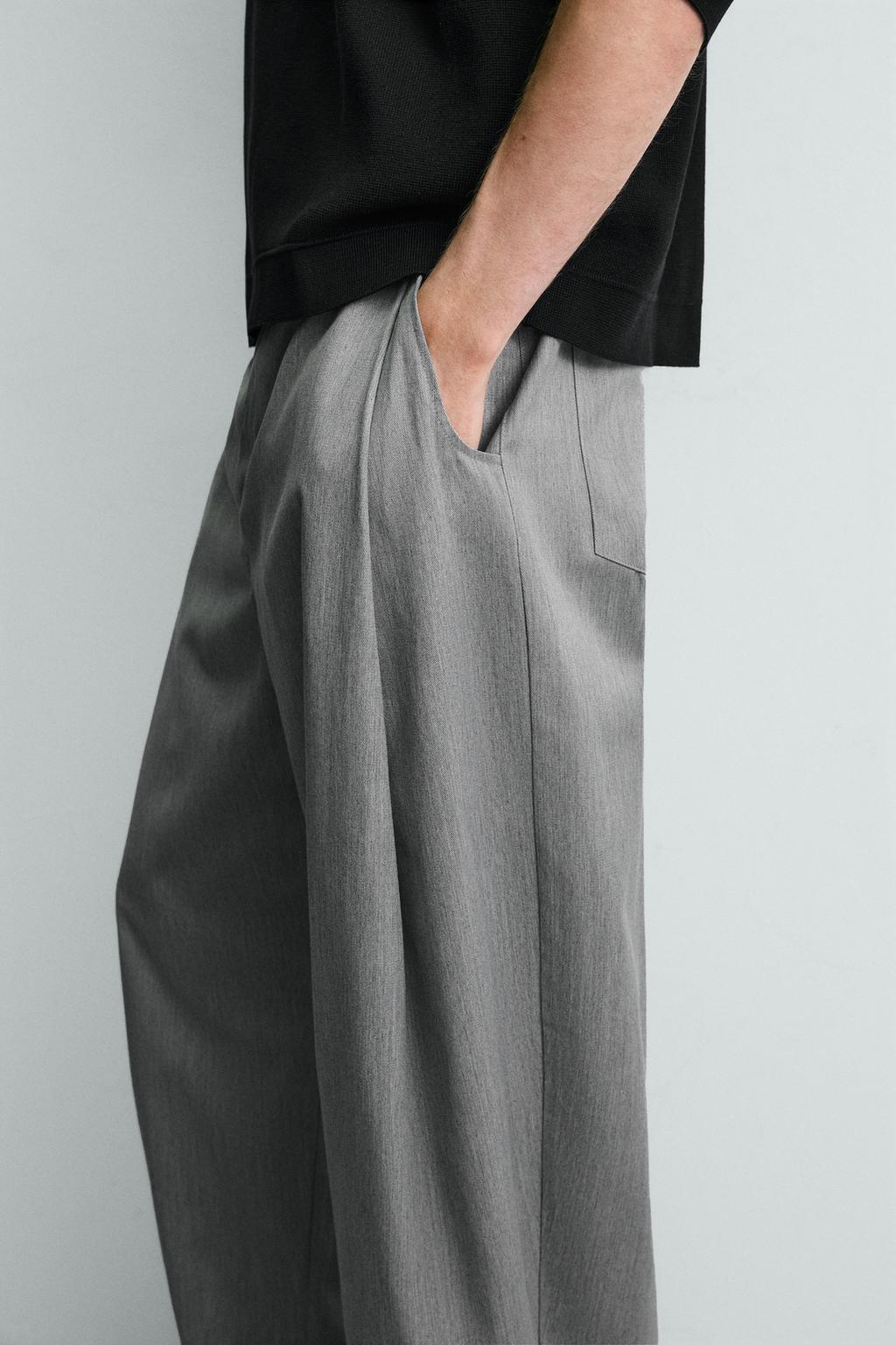 БРЮКИ BALLOON FIT С ЗАЩИПАМИ