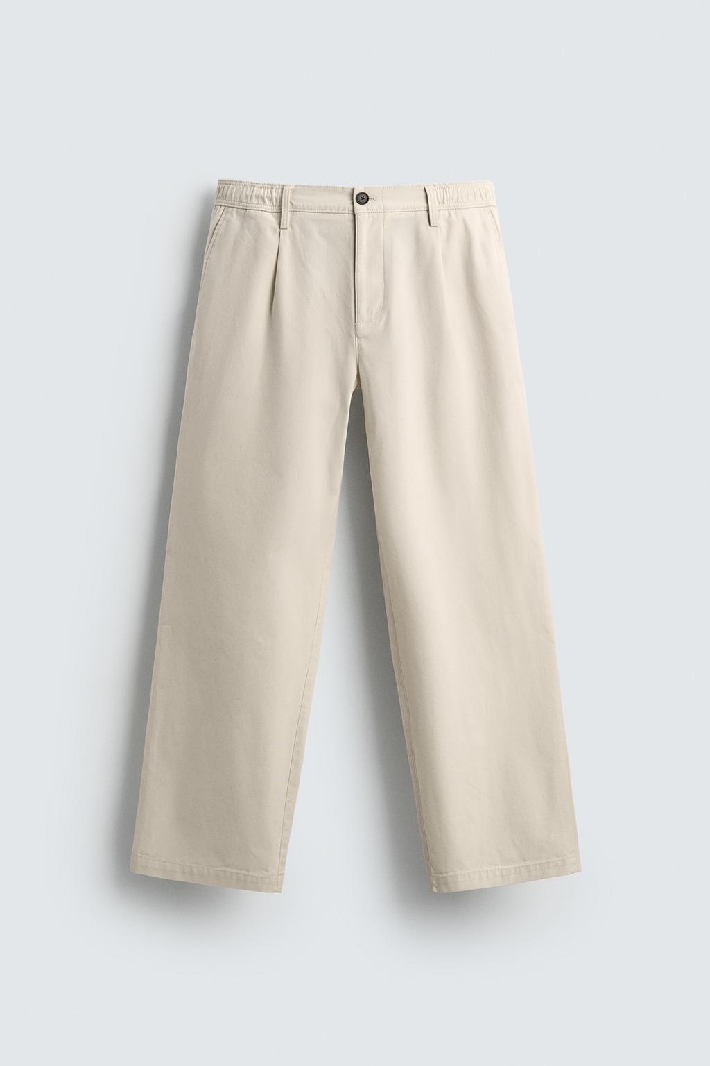 БРЮКИ STRAIGHT FIT СО СКЛАДКАМИ