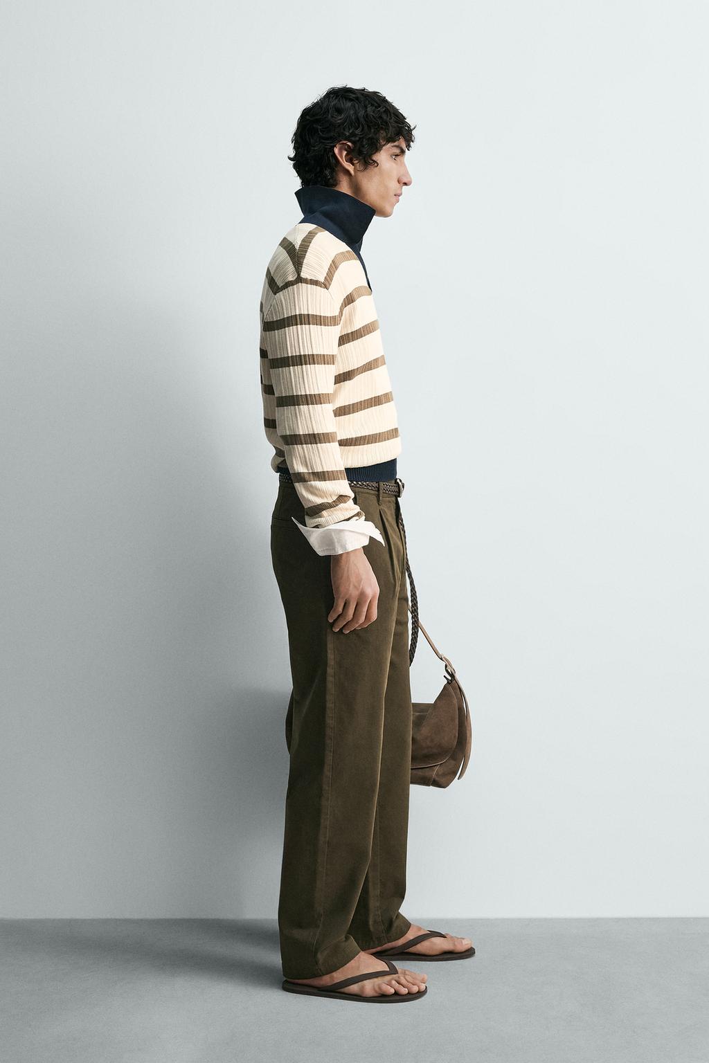 БРЮКИ ЧИНОС СО СКЛАДКАМИ