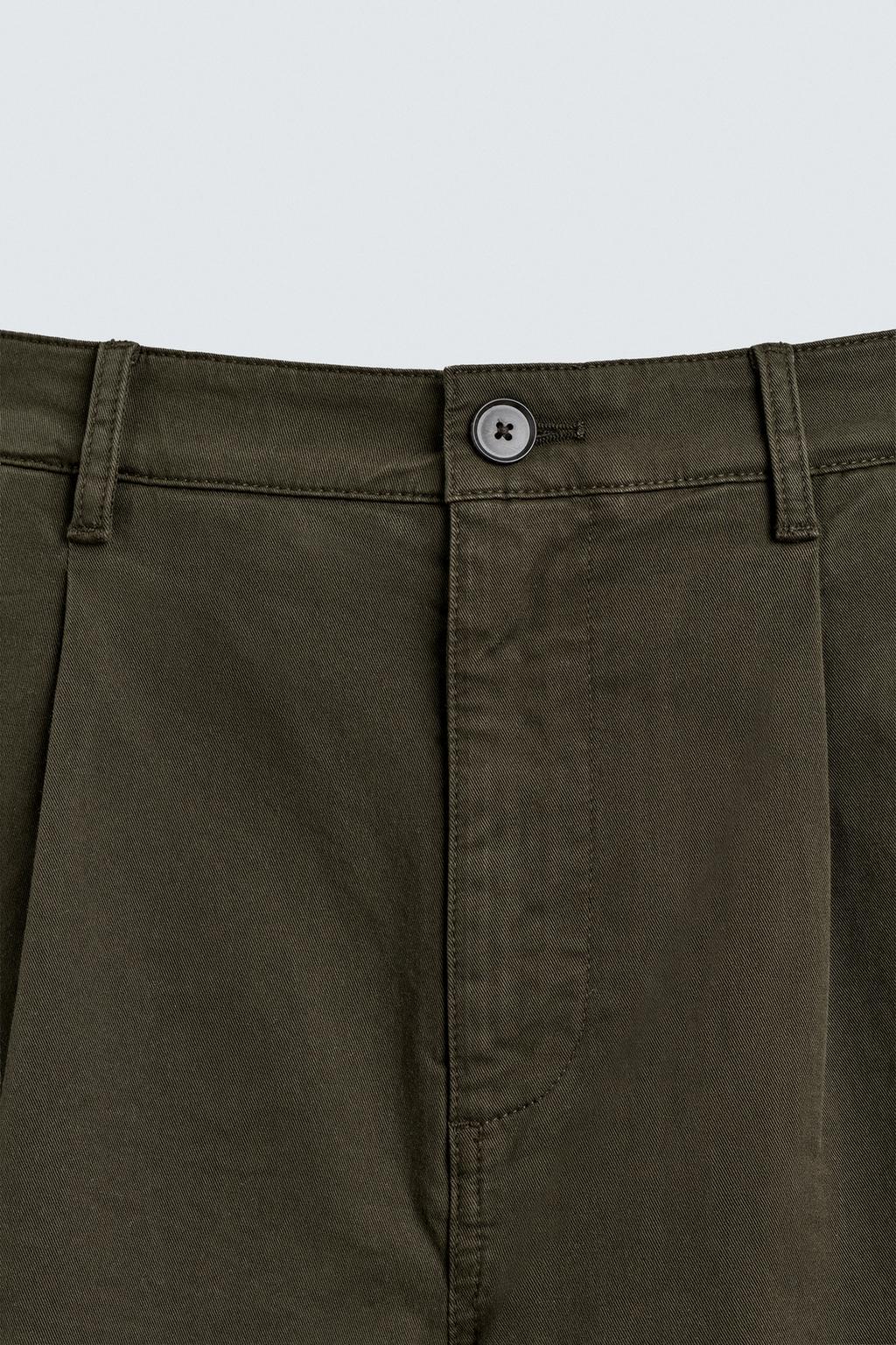 БРЮКИ ЧИНОС СО СКЛАДКАМИ