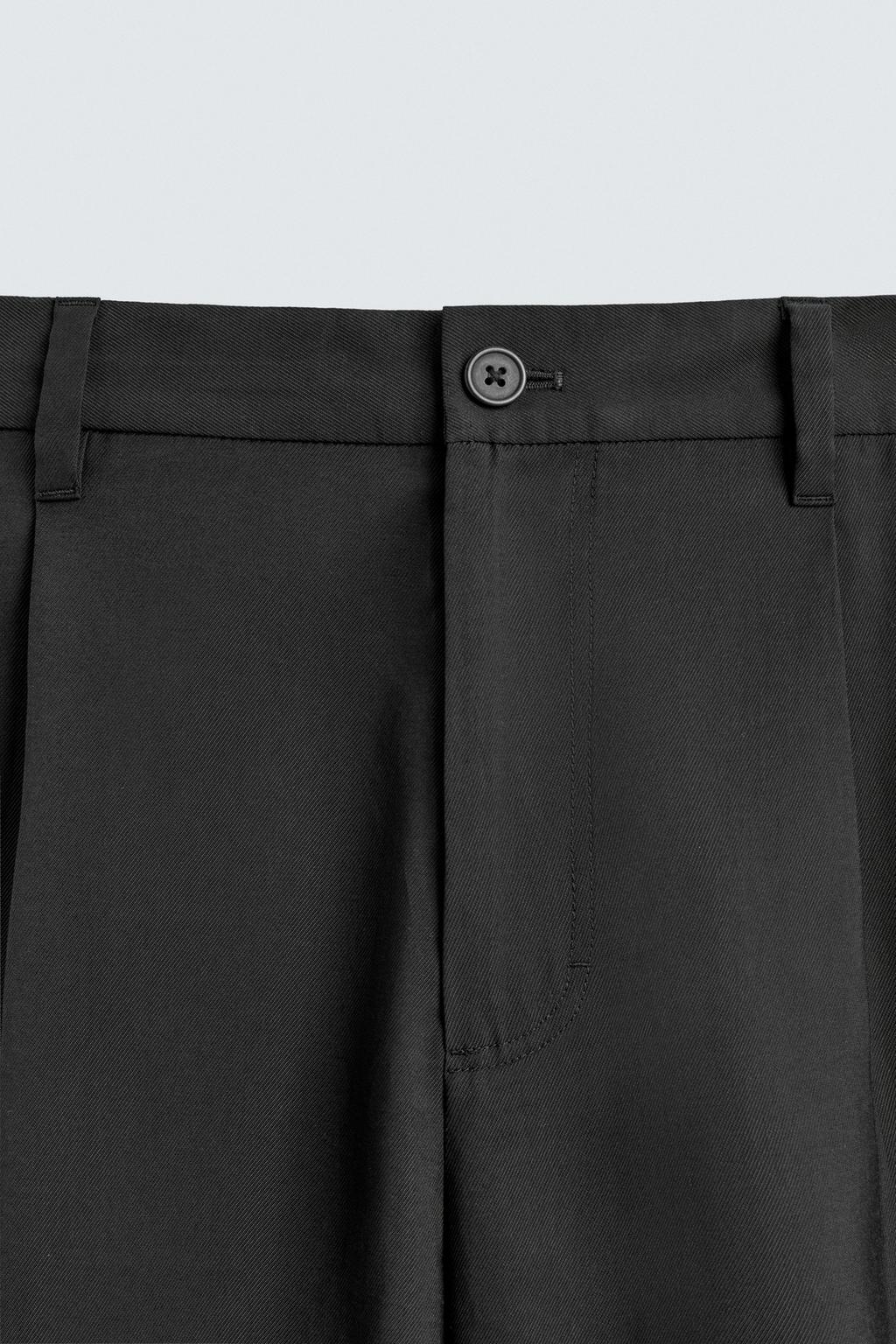 СТРУЯЩИЕСЯ БРЮКИ СО СКЛАДКАМИ