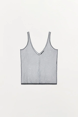 Топ с блестящей нитью- Заказать в России