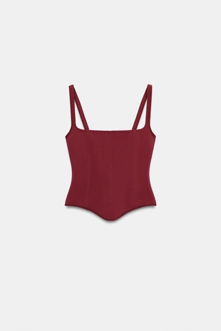 Эластичный топ-корсет- Заказать в России