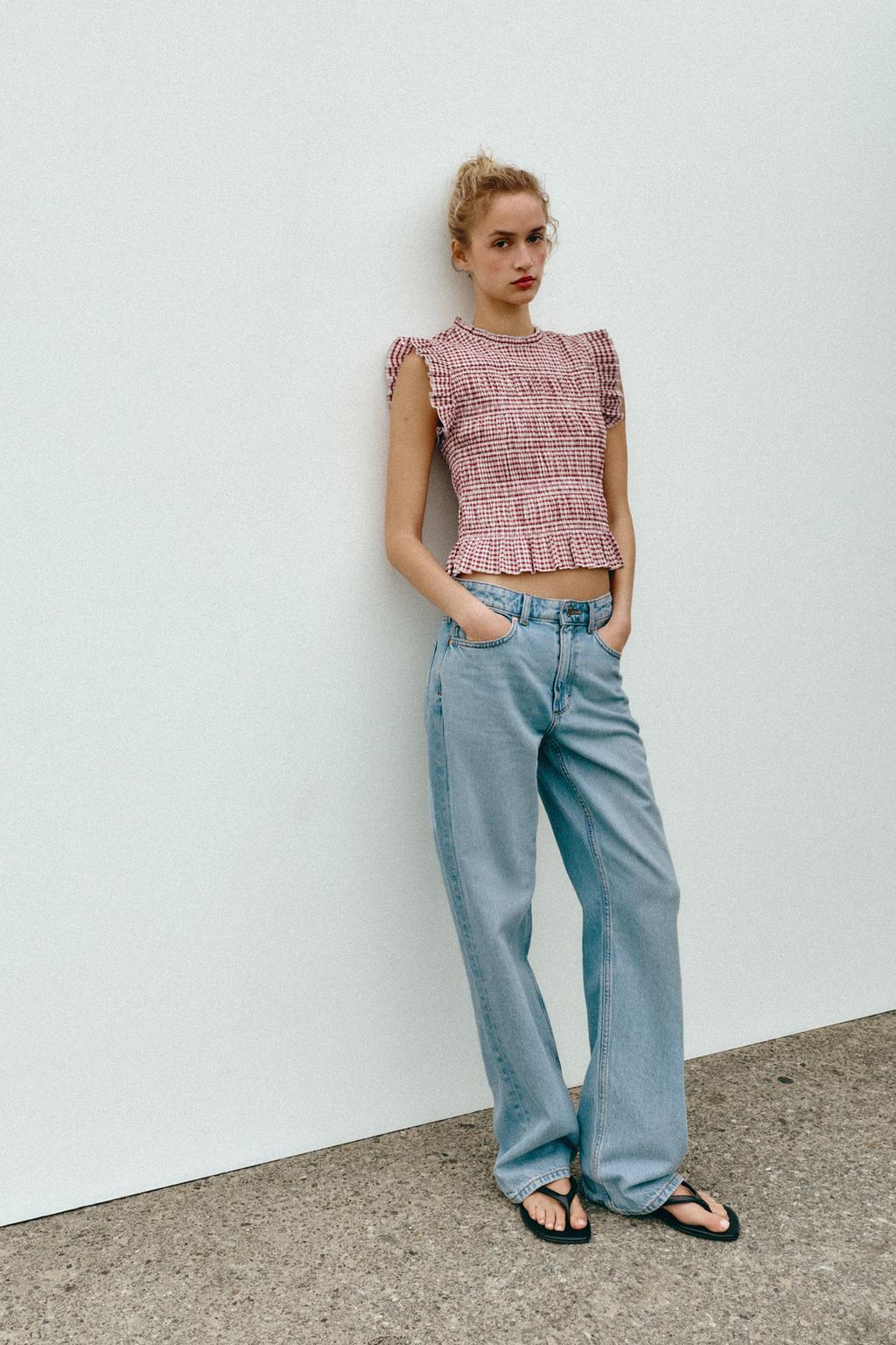 ТОП ИЗ ЖАТОЙ ТКАНИ В КЛЕТКУ ВИШИ