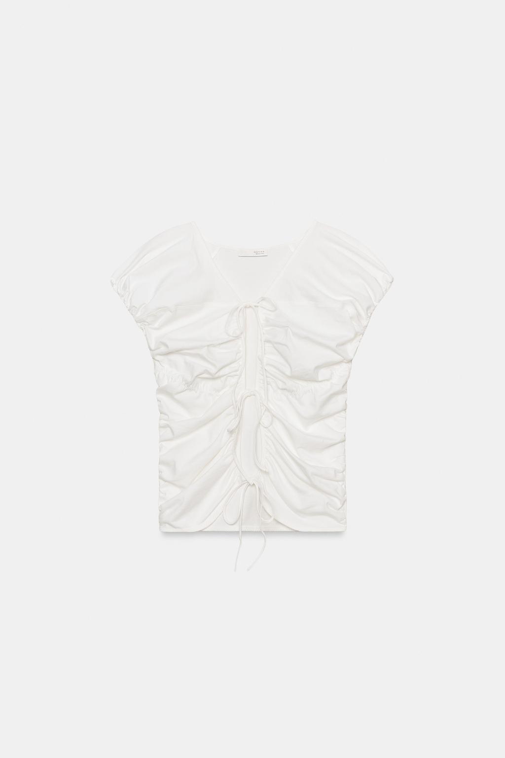 ТОП С ЗАВЯЗКАМИ И ДРАПИРОВКОЙ