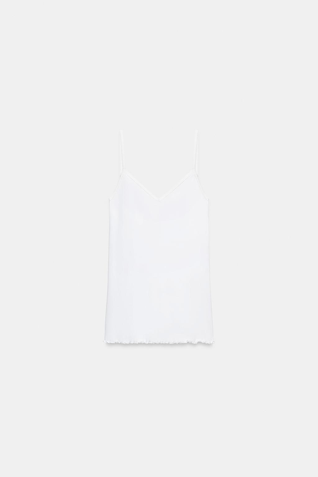 ХЛОПКОВЫЙ ТОП НА БРЕТЕЛЯХ