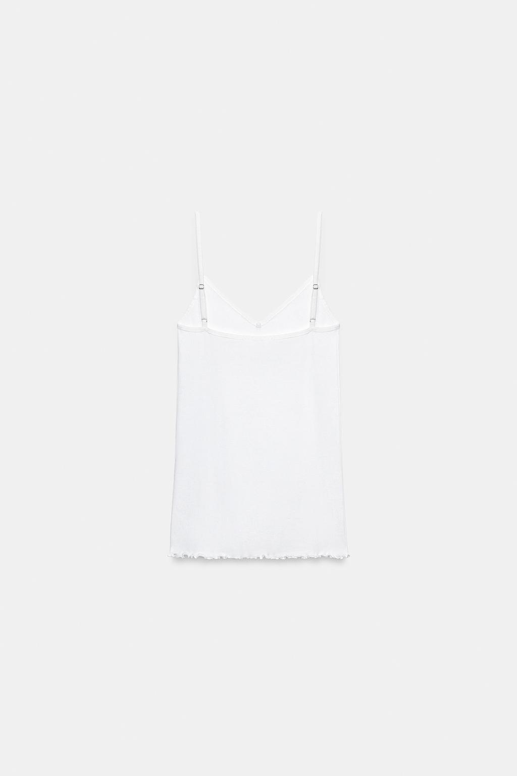 ХЛОПКОВЫЙ ТОП НА БРЕТЕЛЯХ