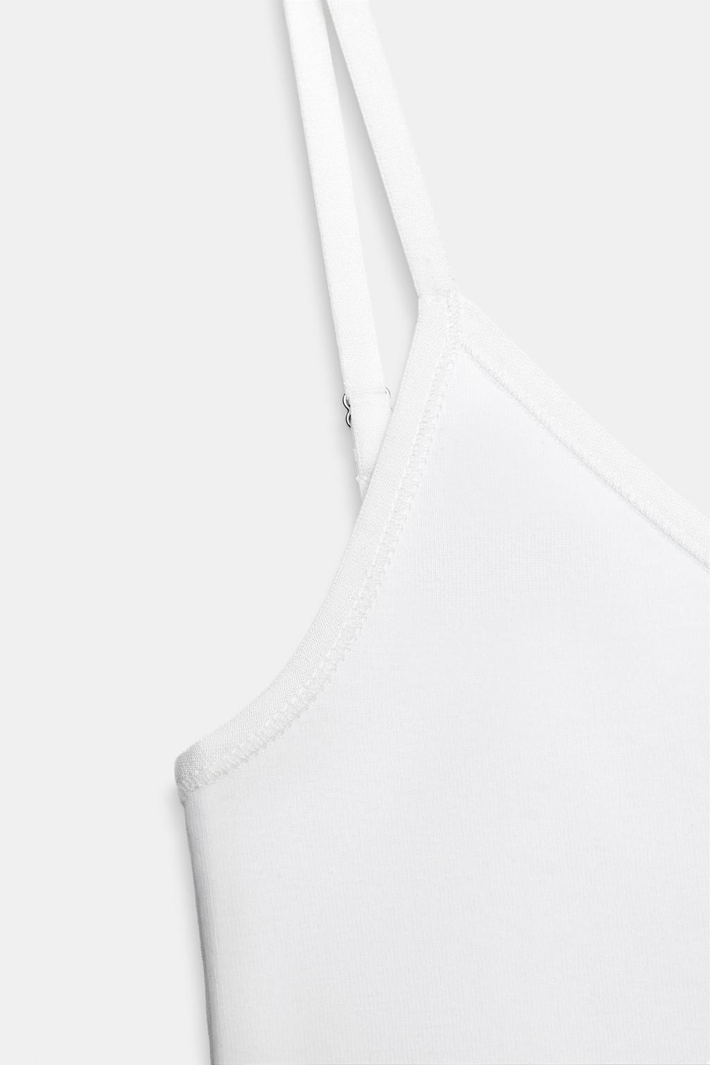 ХЛОПКОВЫЙ ТОП НА БРЕТЕЛЯХ