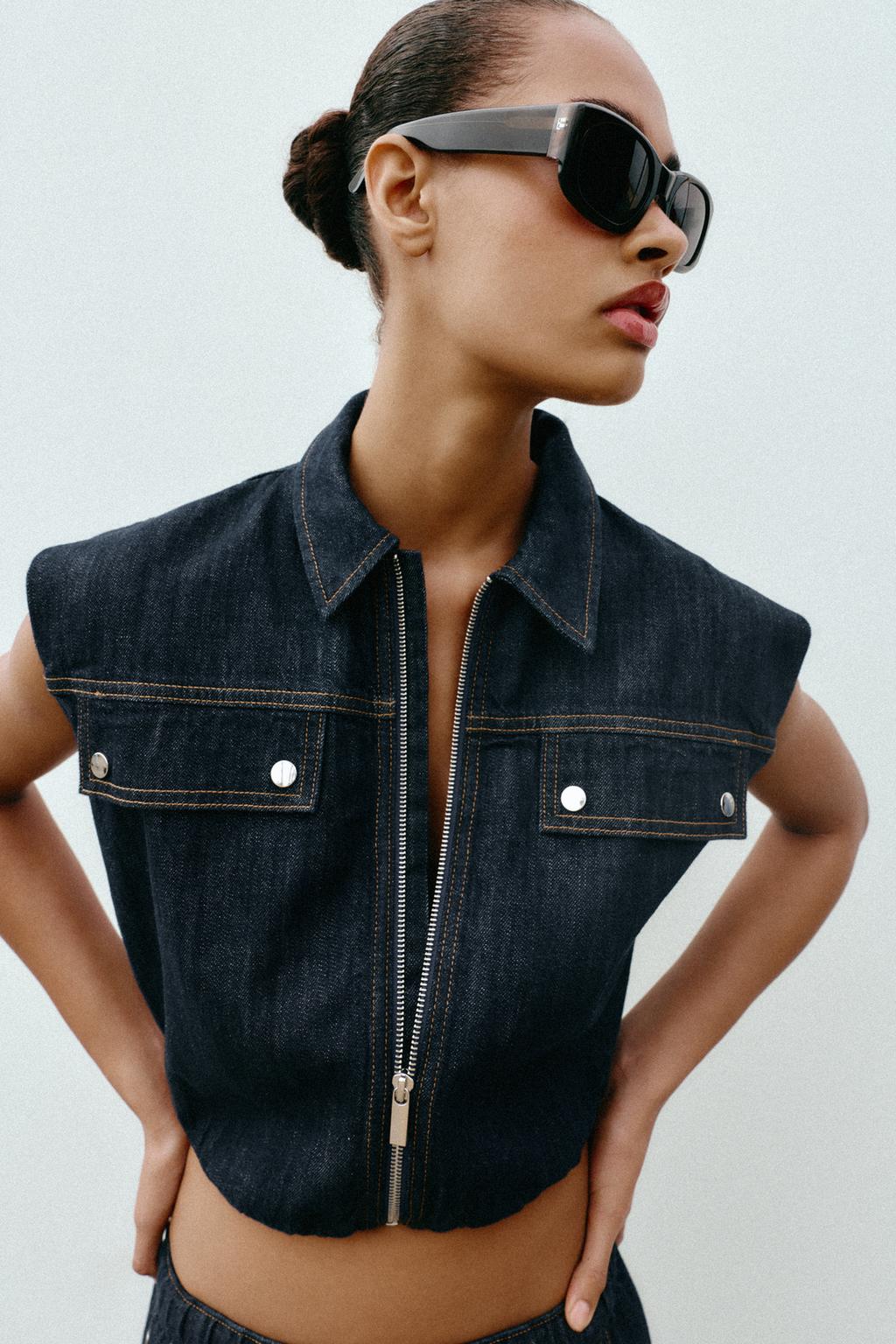 ДЖИНСОВЫЙ ЖИЛЕТ Z1975 GLOBO