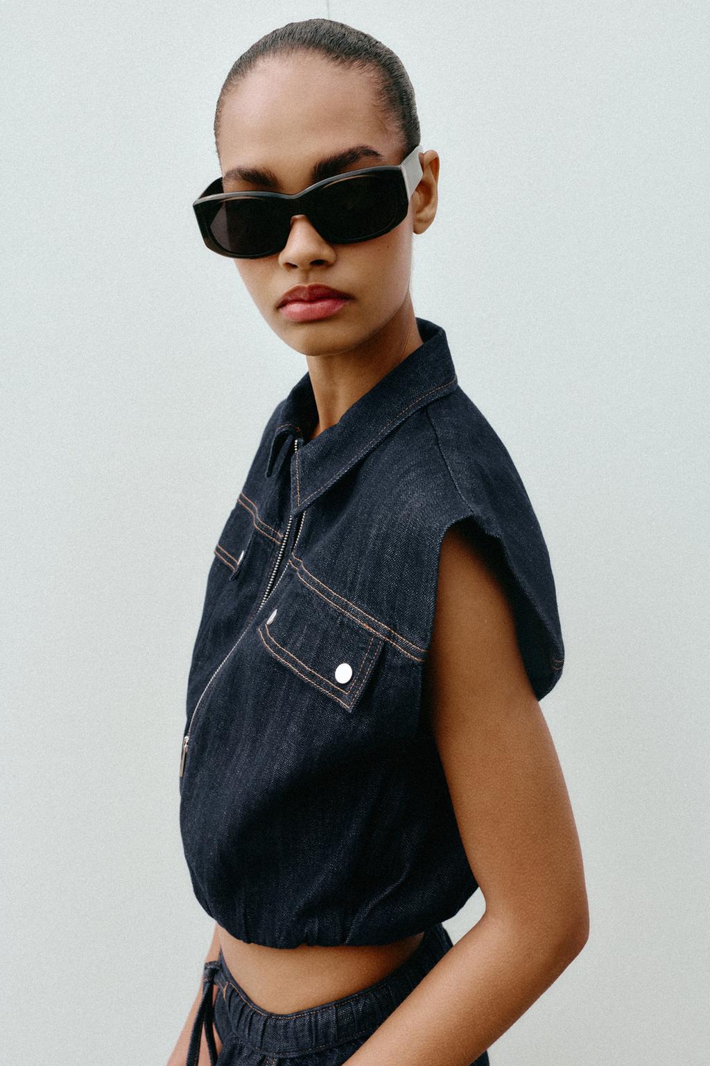 ДЖИНСОВЫЙ ЖИЛЕТ Z1975 GLOBO