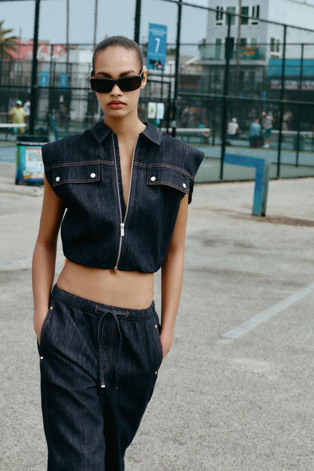 ДЖИНСОВЫЙ ЖИЛЕТ Z1975 GLOBO