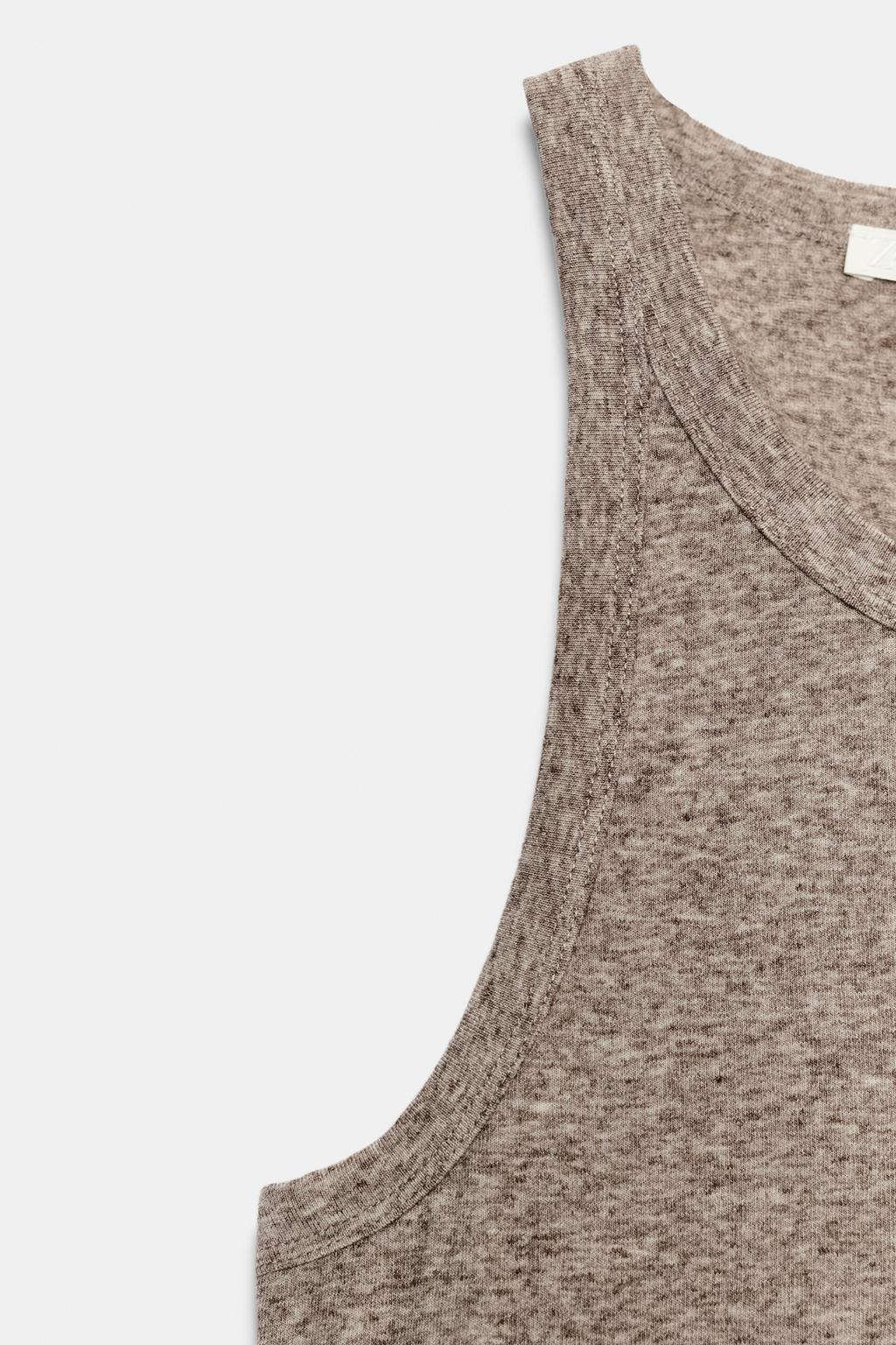 ТОП С ГОРЛОВИНОЙ ХАЛТЕР И ЛЬНОМ