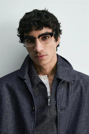 Джинсовая куртка-рубашка свободного кроя- Заказать в России