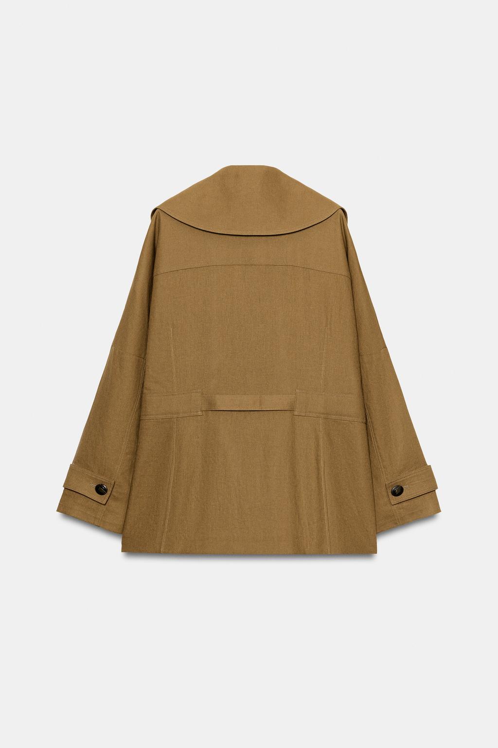 ТРЕНЧ ИЗ ЛЬНА С РЕМНЕМ