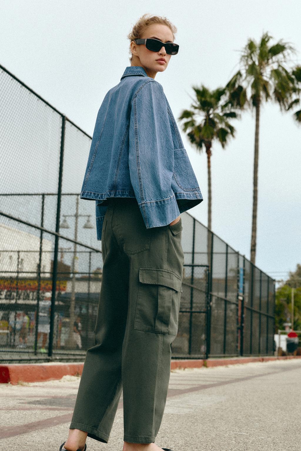 УКОРОЧЕННАЯ ДЖИНСОВАЯ КУРТКА Z1975