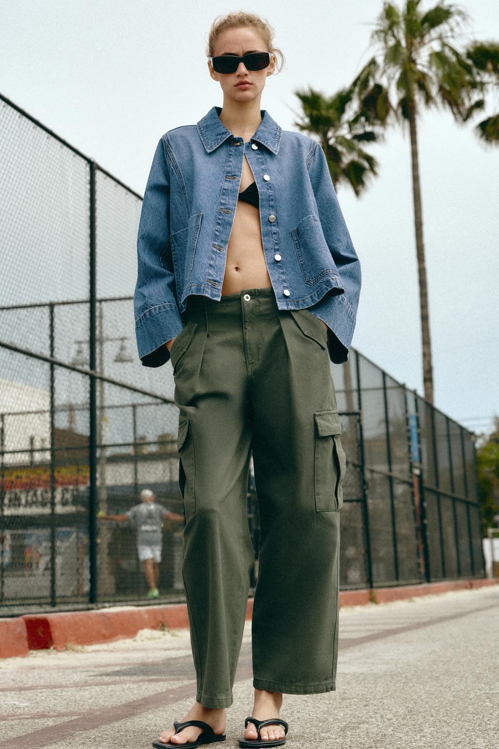 УКОРОЧЕННАЯ ДЖИНСОВАЯ КУРТКА Z1975