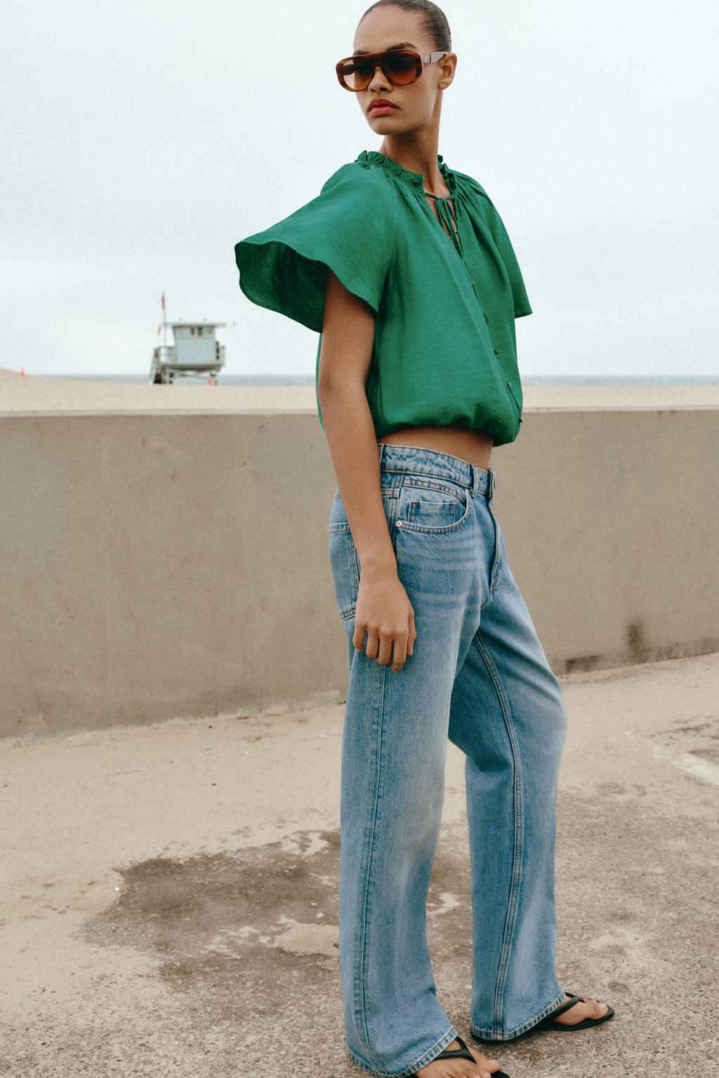 БЛУЗА В РОМАНТИЧЕСКОМ СТИЛЕ С ВОЛАНАМИ