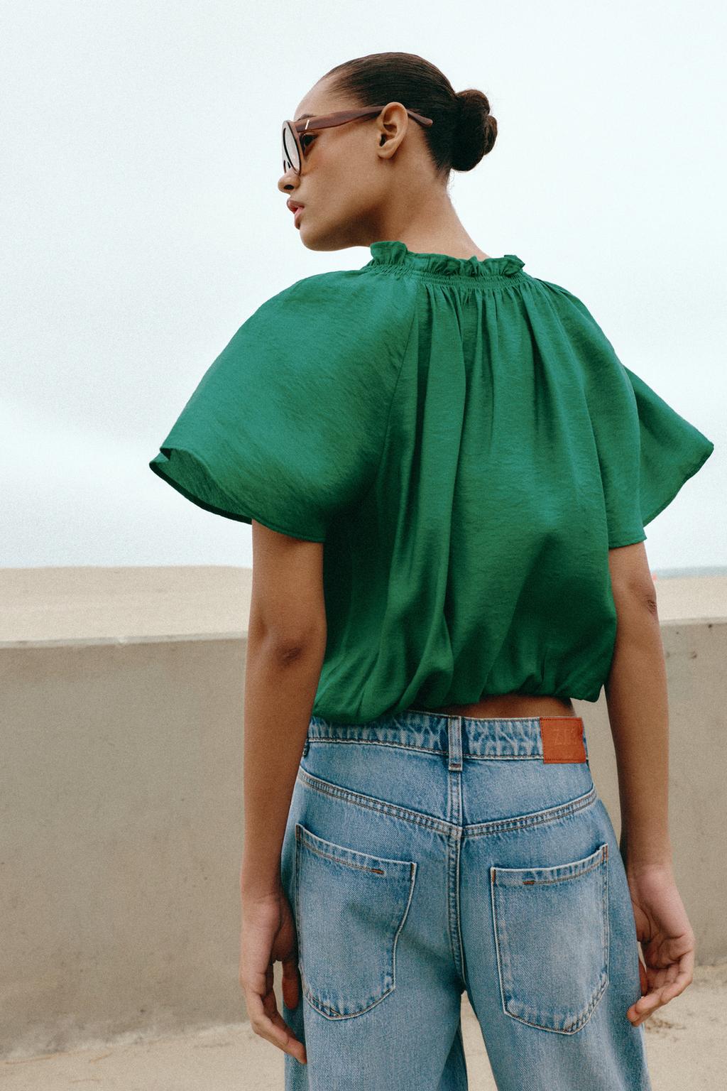 БЛУЗА В РОМАНТИЧЕСКОМ СТИЛЕ С ВОЛАНАМИ