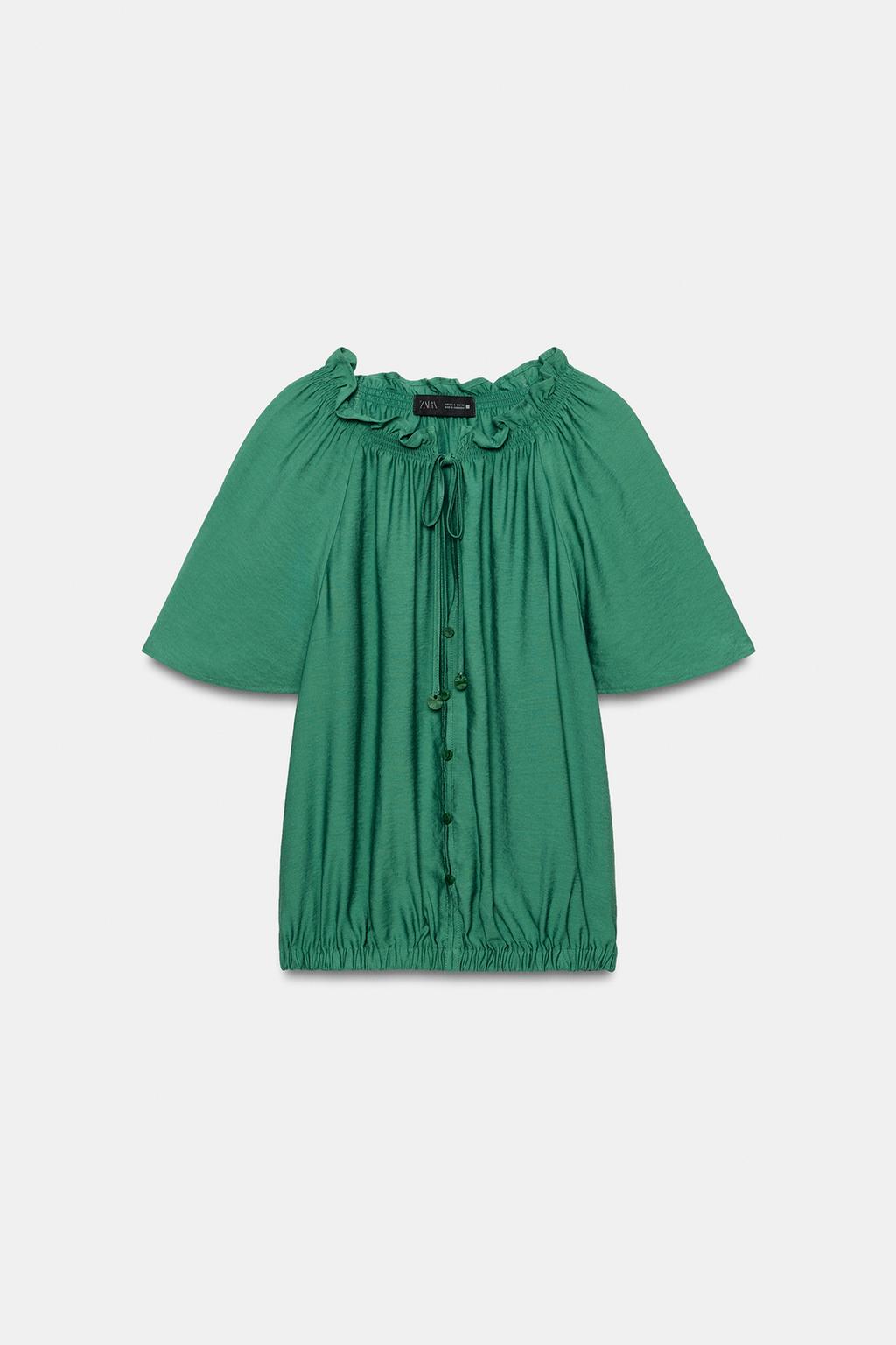 БЛУЗА В РОМАНТИЧЕСКОМ СТИЛЕ С ВОЛАНАМИ