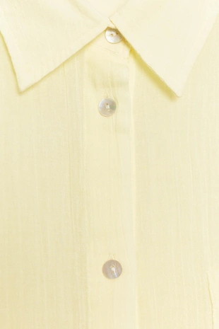 Рубашка оверсайз из газа с карманом- Заказать в России