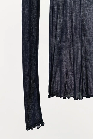 Футболка в рубчик из 100% модала- Заказать в России