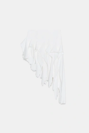 Юбка асимметричного кроя с воланами — Zw Collection- Заказать в России