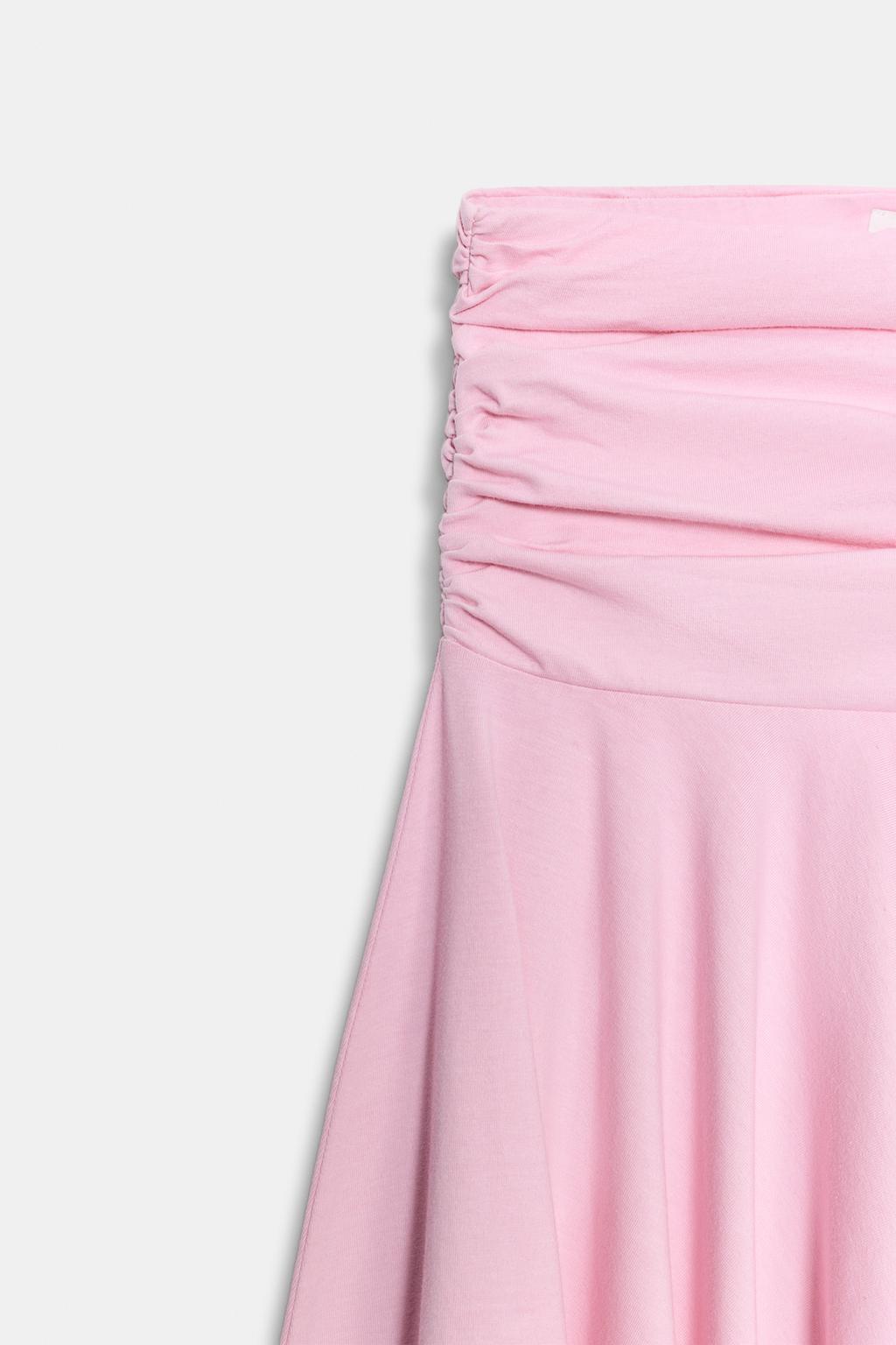 ЮБКА АСИММЕТРИЧНОГО КРОЯ С ПОЯСОМ-КУШАКОМ