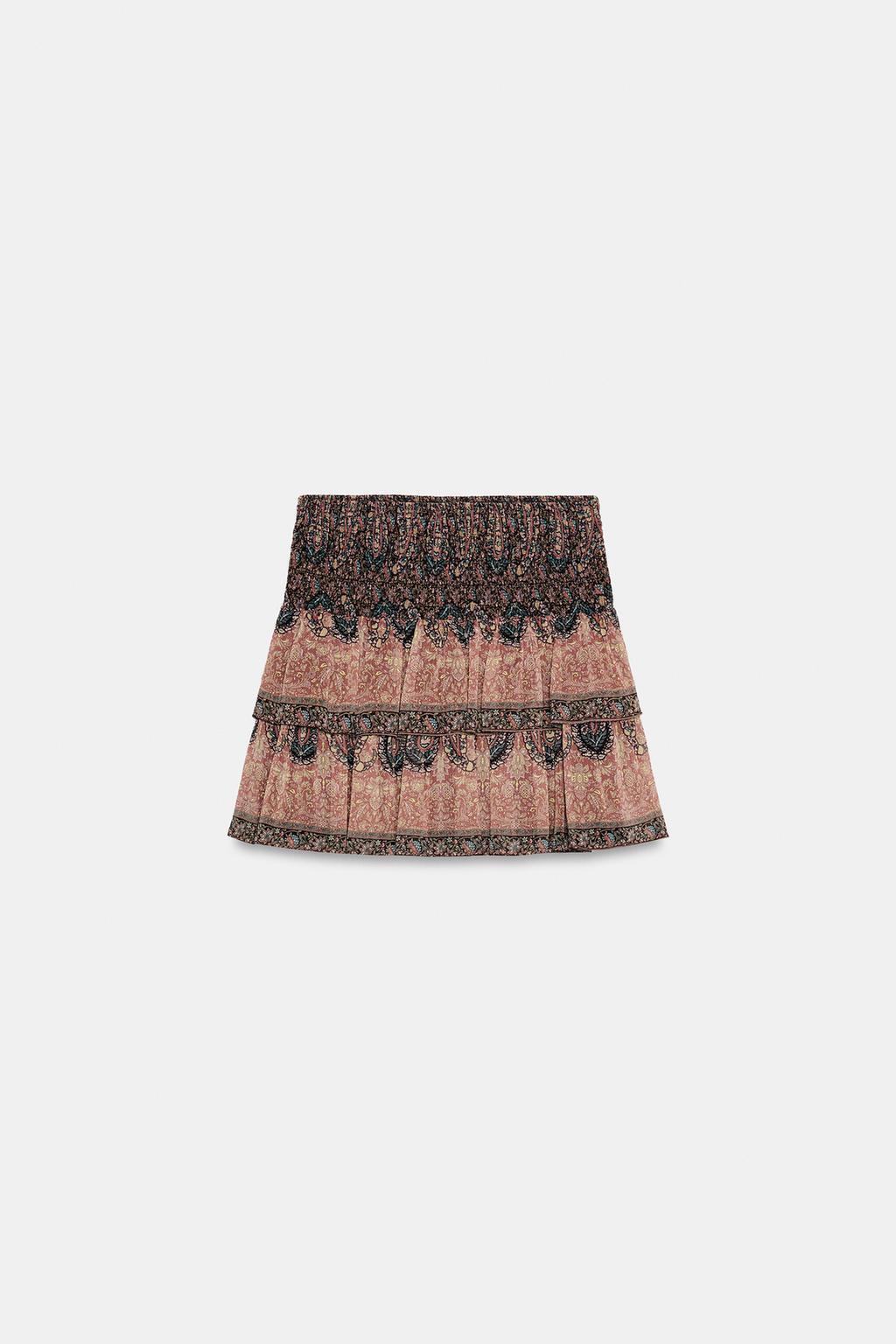 МИНИ-ЮБКА С ПРИНТОМ «СОТЫ»