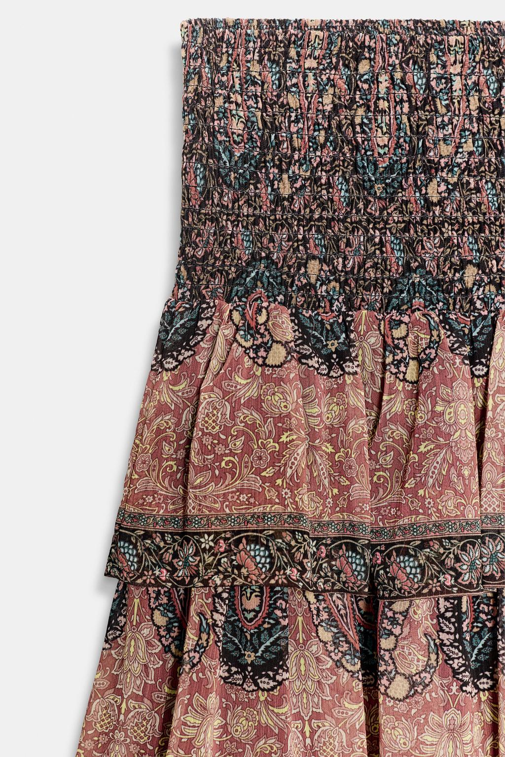 МИНИ-ЮБКА С ПРИНТОМ «СОТЫ»