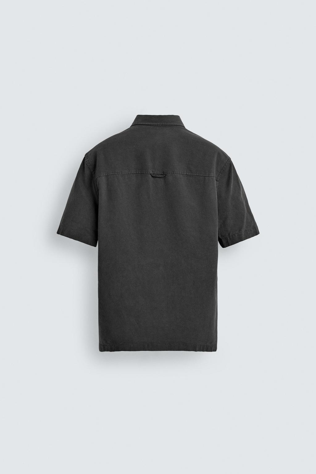 РУБАШКА ПОЛО ИЗ СТРУЯЩЕЙСЯ ТКАНИ