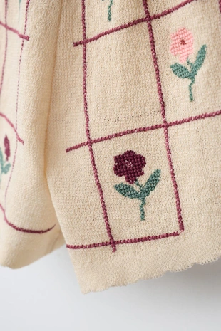 Трикотажные шорты с цветочным принтом- Заказать в России