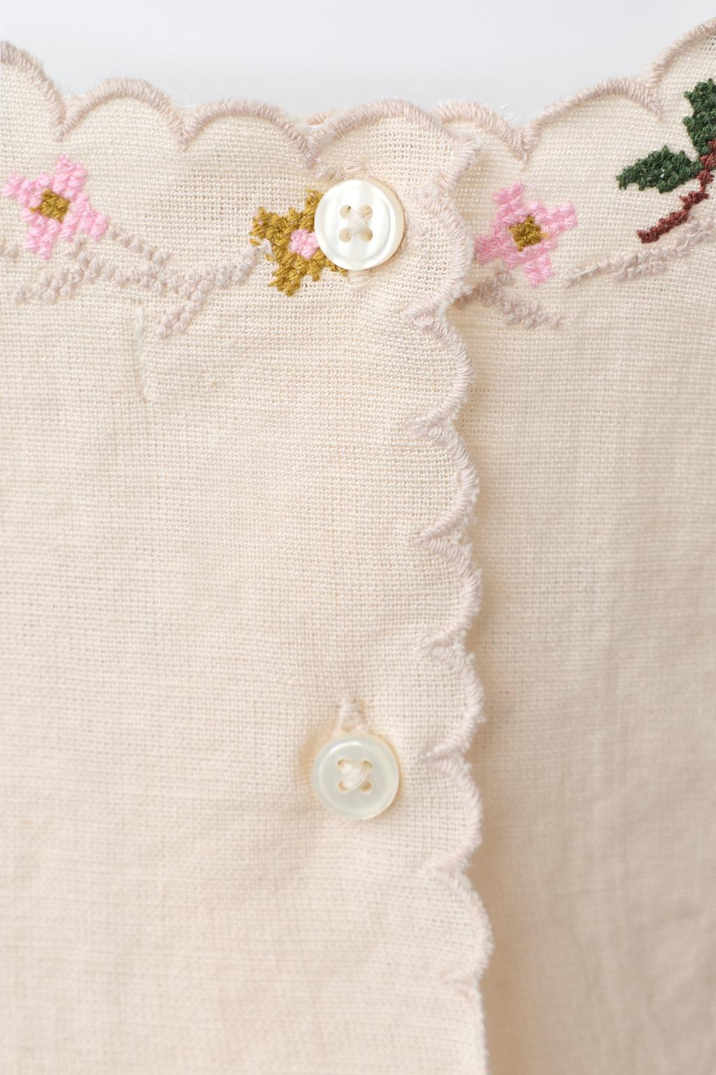 КОМПЛЕКТ ИЗ РУБАШКИ И ТРУСОВ С ВЫШИВКОЙ