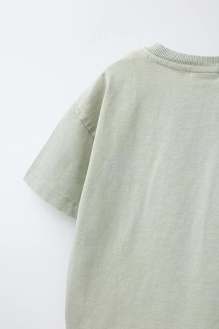 Футболка крашеная с карманом